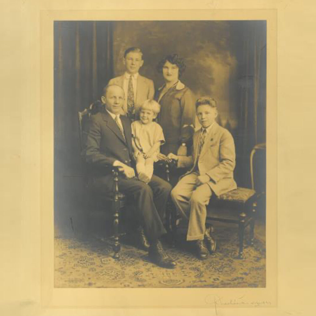 Macuch Steel family photo from mid-1900s