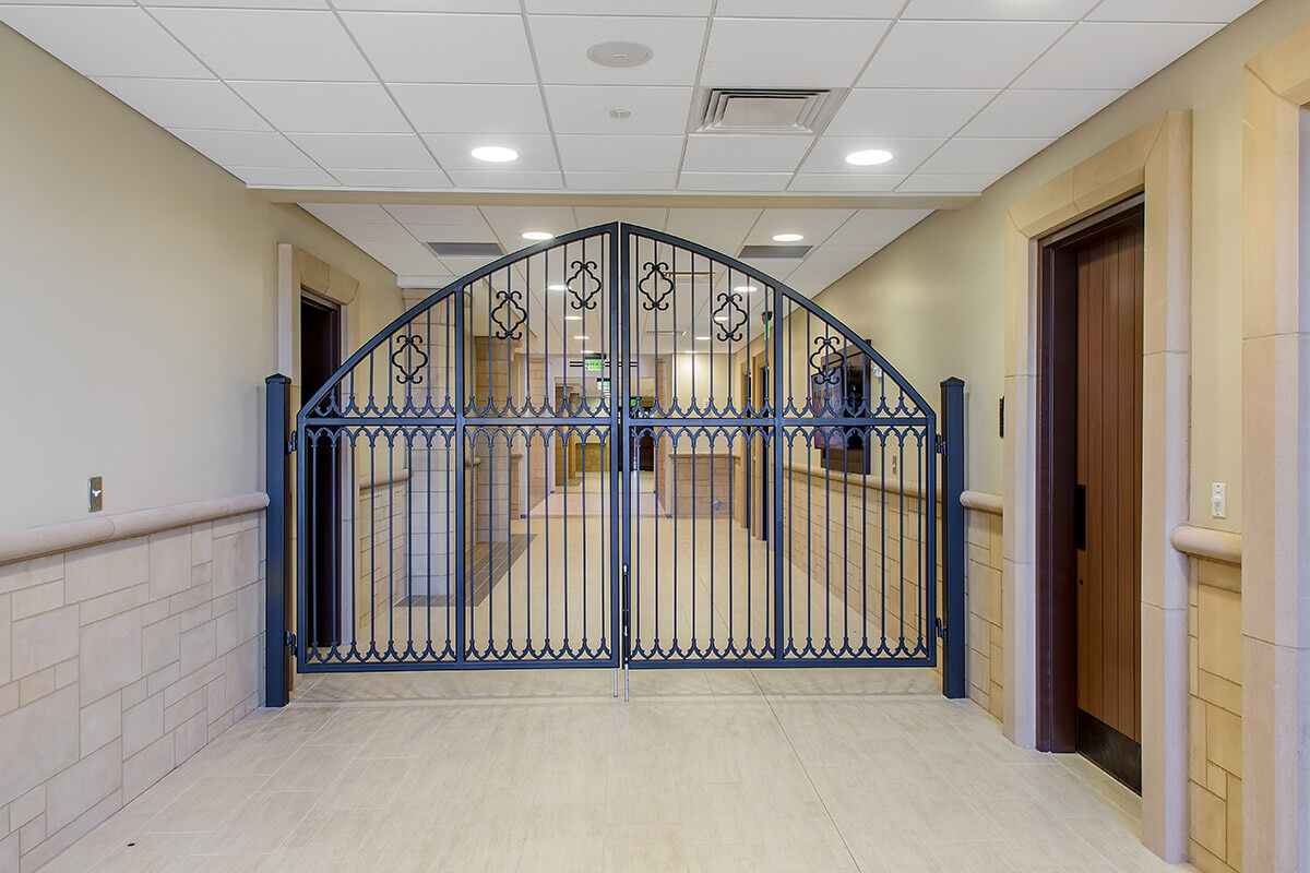 Macuch Steel Projects - Macuch Steel fabricated the steel gate which is seen in the inside hall of St. Teresa of Avila Catholic Church in Grovetown GA